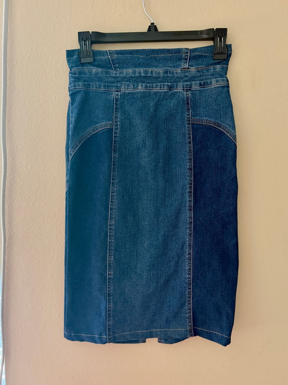 Women’s Dark Blue Denim Pencil Skirt